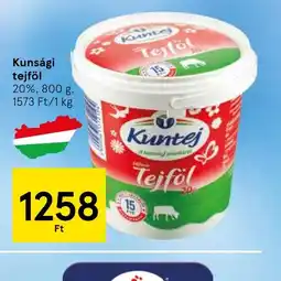 Tesco Kunsági tejföl ajánlat