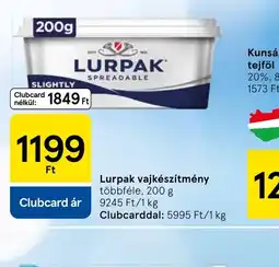 Tesco Lurpak vajkészítmény ajánlat