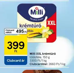 Tesco Milli XXL krémtúr ajánlat