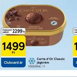 Tesco Carte d'Or Classic Jégkrém ajánlat