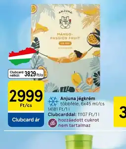 Tesco Anjuna jégkrém ajánlat