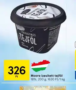 Tesco Moore ízesített tejföl ajánlat