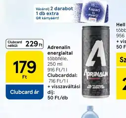 Tesco Adrenalin energiaital ajánlat
