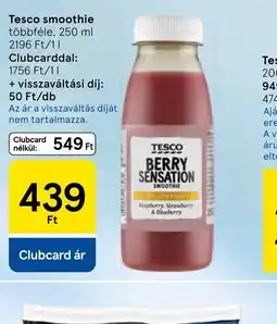 Tesco Tesco smoothie ajánlat
