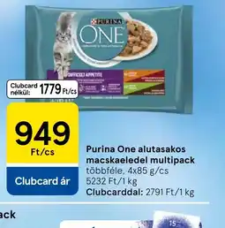 Tesco Purina One alutasakos macskaeledel multipack ajánlat