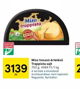 Tesco Mizo Trappista sajt ajánlat