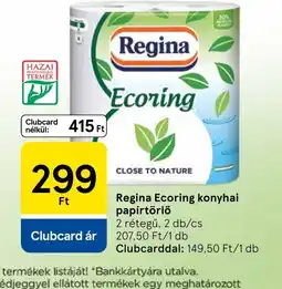 Tesco Regina Ecoring konyhai papírtörlő ajánlat