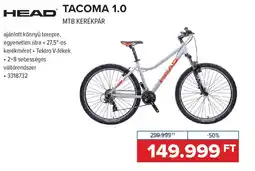 Hervis Head Tacoma 1.0 MTB kerékpár ajánlat