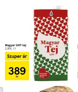 Tesco Magyar UHT tej ajánlat