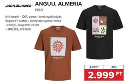 Hervis Jack Jones® Anguu, almeria póló ajánlat