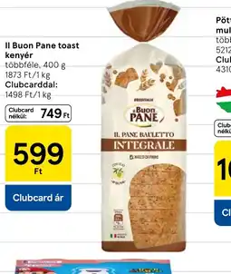 Tesco Il Buon Pane toast kenyér ajánlat