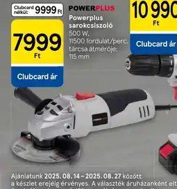 Tesco Powerplus sarokcsiszol ajánlat