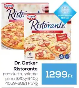 GRoby Dr. Oetker Ristorante prosciutto, salame pizza ajánlat