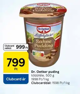 Tesco Dr. Oetker puding ajánlat