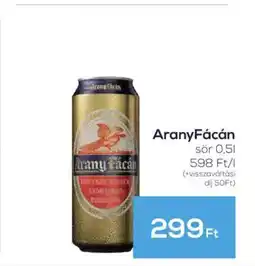GRoby AranyFácán sör ajánlat