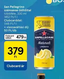 Tesco San Pellegrino szénsavas üdítőital ajánlat