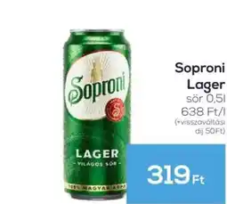 GRoby Soproni Lager sör ajánlat