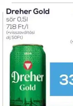 GRoby Dreher Gold sör ajánlat