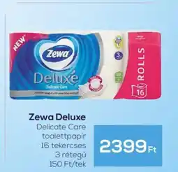 GRoby Zewa Deluxe Delicate Care toalettpapír ajánlat