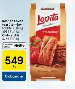 Tesco Roshen Lovita kekszütemény ajánlat