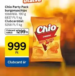 Tesco Chio Party Pack burgonyachips ajánlat