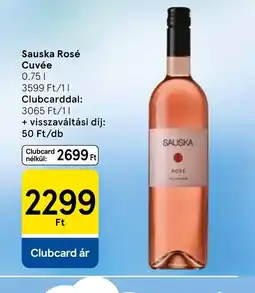Tesco Sauska Rosé Cuvée ajánlat