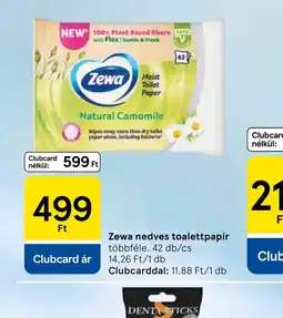 Tesco Zewa nedves toalettpapír ajánlat
