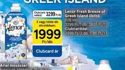 Tesco Lenor Fresh Breeze of Greek Island öblítő ajánlat