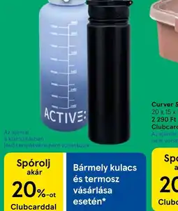 Tesco Bármely kulacs és termosz vásárlása esetén ajánlat