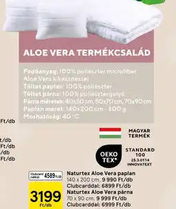 Tesco Aloe Vera Termékcsalád ajánlat