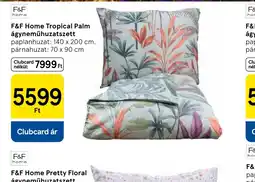 Tesco F&F Home Tropical Palm ágyneműhuzatszett ajánlat