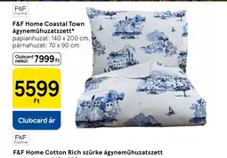 Tesco F&F Home Coastal Town ágyneműhuzatszett ajánlat