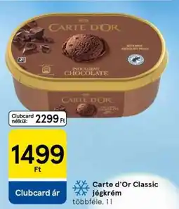 Tesco Carte d'Or Classic jégkrém ajánlat