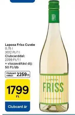 Tesco Laposa Friss Cuvée ajánlat