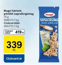 Tesco Mogyi hántolt, pörkölt napraforgómag ajánlat