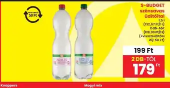 Interspar S-Budget szénsavas üdítőital ajánlat