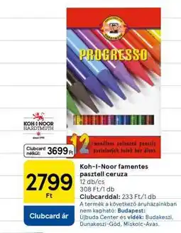 Tesco Koh-I-Noor famentes pasztell ceruza ajánlat