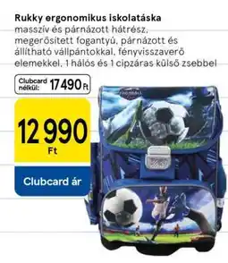 Tesco Rukky ergonomikus iskolatáska ajánlat