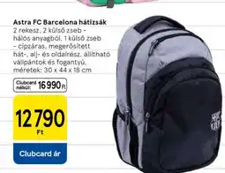 Tesco Astra FC Barcelona hátizsák ajánlat