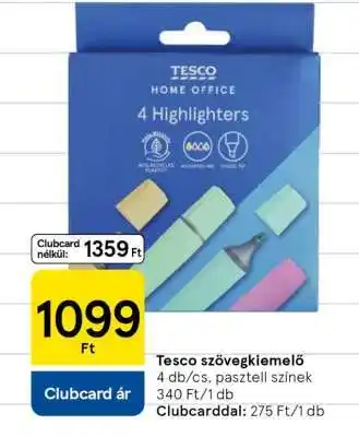 Tesco Tesco szövegkiemelő ajánlat