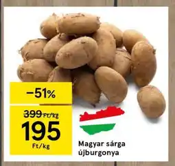 Tesco Magyar sárga újburgonya ajánlat