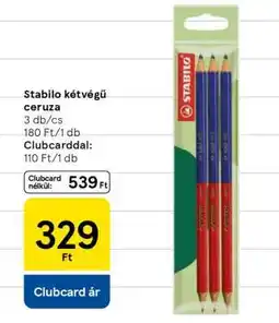 Tesco Stabilo kétvégű ceruza ajánlat