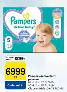 Tesco Pampers Active Baby pelenka ajánlat
