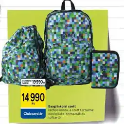 Tesco Baagl iskolai szett ajánlat