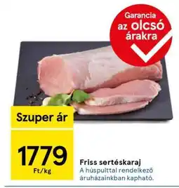 Tesco Friss sertéskaraj ajánlat