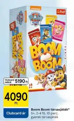 Tesco Boom Boom társasjáték ajánlat