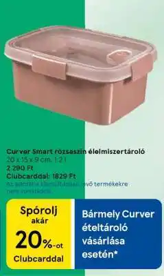 Tesco Curver Smart rózsaszín élelmiszertároló ajánlat