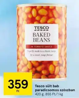 Tesco Tesco sült bab paradicsomos szószban ajánlat