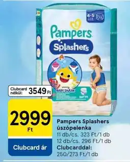 Tesco Pampers Splashers Úszópelenka ajánlat