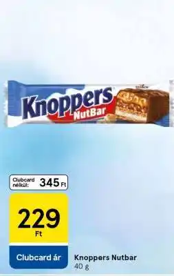 Tesco Knoppers NutBar ajánlat